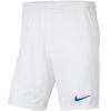 Nike Spodenki Y Park III Boys BV6865 104 białe, Kolor: biały, Rozmiar: S (128-137cm)