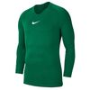 Nike Koszulka Y Park First Layer AV2611 302 zielona, Kolor: zielony, Rozmiar: S (128-137cm)