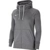 Nike Bluza rozpinana damska Park 20 Fleece FZ Hoodie Women CW6955 071 szara, Kolor: szary, Rozmiar: XL