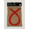 GIRO Sznurówki TECHLACE LACES czerwony, Kolor: czerwony, Rozmiar: 215mm