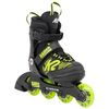 Rolki regulowane K2 RAIDER, Kolor: czarny, Rozmiar: 35-40