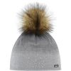 Czapka Eisbar Tiana Lux Crystal MÜ jasnoszara, Kolor: jasnoszary, Rozmiar: one size