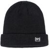 Czapka SUPER.NATURAL Riffler Beanie czarna, ONE SIZE