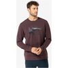 Bluza męska SUPER.NATURAL M Lantree Crew fioletowa