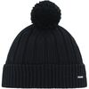 Czapka Eisbar Ayo Pompon MÜ z wełną merino czarna, Kolor: czarny, Rozmiar: one size