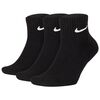Skarpety Nike Everyday Cushion Ankle SX7667 010 czarne 3-pak, Kolor: czarny, Rozmiar: 38-42
