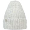 BUFF KNITTED & FLEECE BAND BEANIE EYLA WHITE