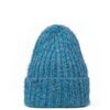 BUFF KNITTED & FLEECE BAND BEANIE EYLA LAKE BLUE