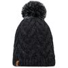 BUFF KNITTED & FLEECE BAND BEANIE CARYN GRAPHITE, Kolor: szary, Rozmiar: one size
