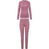 VIKING Bielizna damska Gasher Lady Set Merino różowa, Kolor: różowy, Rozmiar: L
