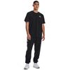 UNDER ARMOUR koszulka męska t-shirt z logo EMB HEAVYWEIGHT, Kolor: czarny, Rozmiar: M