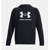 UNDER ARMOUR bluza bawełniania z kapturem UA Rival Fleece Logo HD czarna