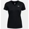 UNDER ARMOUR koszulka damska t-shirt sportowy SSV-Solid, Kolor: czarny, Rozmiar: XS
