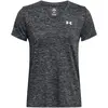 UNDER ARMOUR koszulka damska t-shirt sportowy SSV-Twist czarna, Kolor: czarny, Rozmiar: S