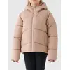 4F kurtka dla dziewczynki puchowa 4FJWAW25TDJAF615 beżowa, Kolor: beżowy, Rozmiar: 164