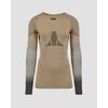 Koszulka męska X-Bionic INVENT GRAPHICS SHIRT LS MEN SAND/LIGHT GREY/GREY beżowa, Kolor: beżowy, Rozmiar: M