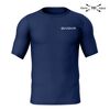 GIVOVA koszulka treningowa męska t-shirt CORPUS 2 granatowa, Kolor: niebieski, Rozmiar: L