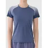 4F koszulka damska z wykończeniem szynkoschnącym 4FWAW25TFTSF1510 niebieski
