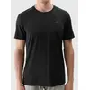 4F koszulka męska treningowa z wykończeniem szybkoschnącym 4FWMM00TFTSM1830 czarny