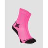 Skarpety unisex X-Socks RUN DISCOVER CREW FLUO PINK/X BLACK różowe, Kolor: różowy, Rozmiar: 39/41