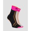 Skarpety trailowe unisex X-Socks TRAILRUN TERRASKIN EXPERT CREW YINYANG/X BLACK/X WHITE/FLUO PINK czarne, Kolor: czarny, Rozmiar: 39/41