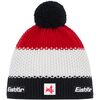 Czapka Eisbar Star Pompon MÜ SA czerwono-czarna, Kolor: czerwony, Rozmiar: one size
