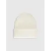 4F czapka damska zimowa beanie o prążkowanym splocie 4FWAW25ACAPF568 biała, Kolor: biały, Rozmiar: M