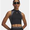 UNDER ARMOUR top damski treningowy na siłownię czarny, Kolor: czarny, Rozmiar: M