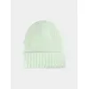 4F czapka damska zimowa beanie o prążkowanym splocie 4FWAW25ACAPF568 zielony, Kolor: zielony, Rozmiar: M