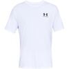 UNDER ARMOUR t-shirt męski koszulka treningowa SPORTSTYLE LEFT CHEST biała, Kolor: biały, Rozmiar: M