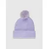 4F czapka damska zimowa z pomponem 4FWAW25ACAPF620 fioletowy, Kolor: fioletowy, Rozmiar: M