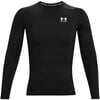 UNDER ARMOUR koszulka z długim rękawem do ćwiczeń HG Armour Comp LS, Kolor: czarny, Rozmiar: L