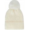 4F czapka damska zimowa beanie 4FJWAW25ACAPF647 biała, Kolor: biały, Rozmiar: one size