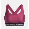 UNDER ARMOUR biustonosz sportowy damski Crossback różowy, Kolor: różowy, Rozmiar: L