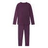 REIMA odzież termiczna dla dzieci komplet z merino Taitoa fioletowa, Kolor: fioletowy, Rozmiar: 90