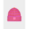 4F czapka bawełniana dziecięca zimowa F417 fuksjowa, Kolor: Fuksja, Rozmiar: one size