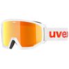 UVEX Gogle narciarskie Athletic CV race, Kolor: biały, Rozmiar: one size