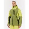 PROTEST Kurtka narciarska/snowboardowa z kapturem zapinana na zamek męska PrtThrow zielona, Kolor: zielony, Rozmiar: S