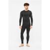 VIKING Bielizna męska Gasher Man Set Merino czarna zestaw, Kolor: czarny, Rozmiar: 3XL