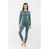 VIKING Bielizna damska Sigrid Lady Set Bamboo zielona zestaw, Kolor: zielony, Rozmiar: M