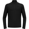 ODLO Bluza męska Essential Light Mid Layer 1/2 zip czarna, Rozmiar: L