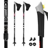NILS Kije Nordic Walking z regulacją wysokości od 67 do 135 cm czarne