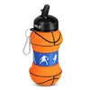 NILS NC4104 BUTELKA SPORTOWA SKŁADANA 550ML BASKETBALL