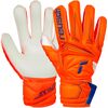 REUSCH Rękawice bramkarskie dziecięce Attrakt Solid Finger Support Junior, Kolor: pomarańczowy, Rozmiar: 5.5