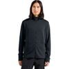 Bluza bez kaptura rozpinana Odlo Mid layer full zip GRID FLEECE czarna, Kolor: czarny, Rozmiar: M