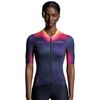 Koszulka rowerowa damska X-Bionic COREFUSION AERO JERSEY SS kolorowa, Kolor: pomarańczowy, Rozmiar: M