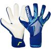 Reusch Rękawice bramkarskie dziecięce Fastgrip Advance Junior, Kolor: niebieski, Rozmiar: 5