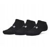UNDER ARMOUR skarpety bawełniane UA Performance Cotton 3 sztuki czarne, Kolor: czarny, Rozmiar: M