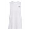 UNDER ARMOUR koszulka męska treningowa UA LEFT CHEST CUT OFF TANK biała, Kolor: biały, Rozmiar: L