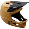 Kask rowerowy (full face) dziecięcy LEATT Helmet MTB Gravity 1.0 Junior V25 złoty, Kolor: brązowy, Rozmiar: 53-54